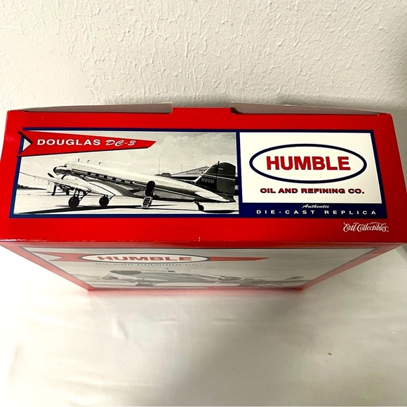 Ertl Coll. Humble Oil/Refining Co Douglas DC3 Dakota 1:72 Scale Boxed Vintage - Picture 6 of 7